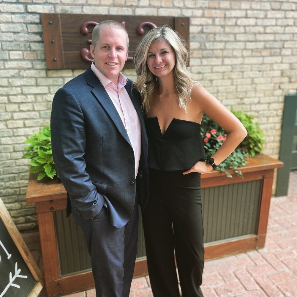 Black strapless jumpsuit.